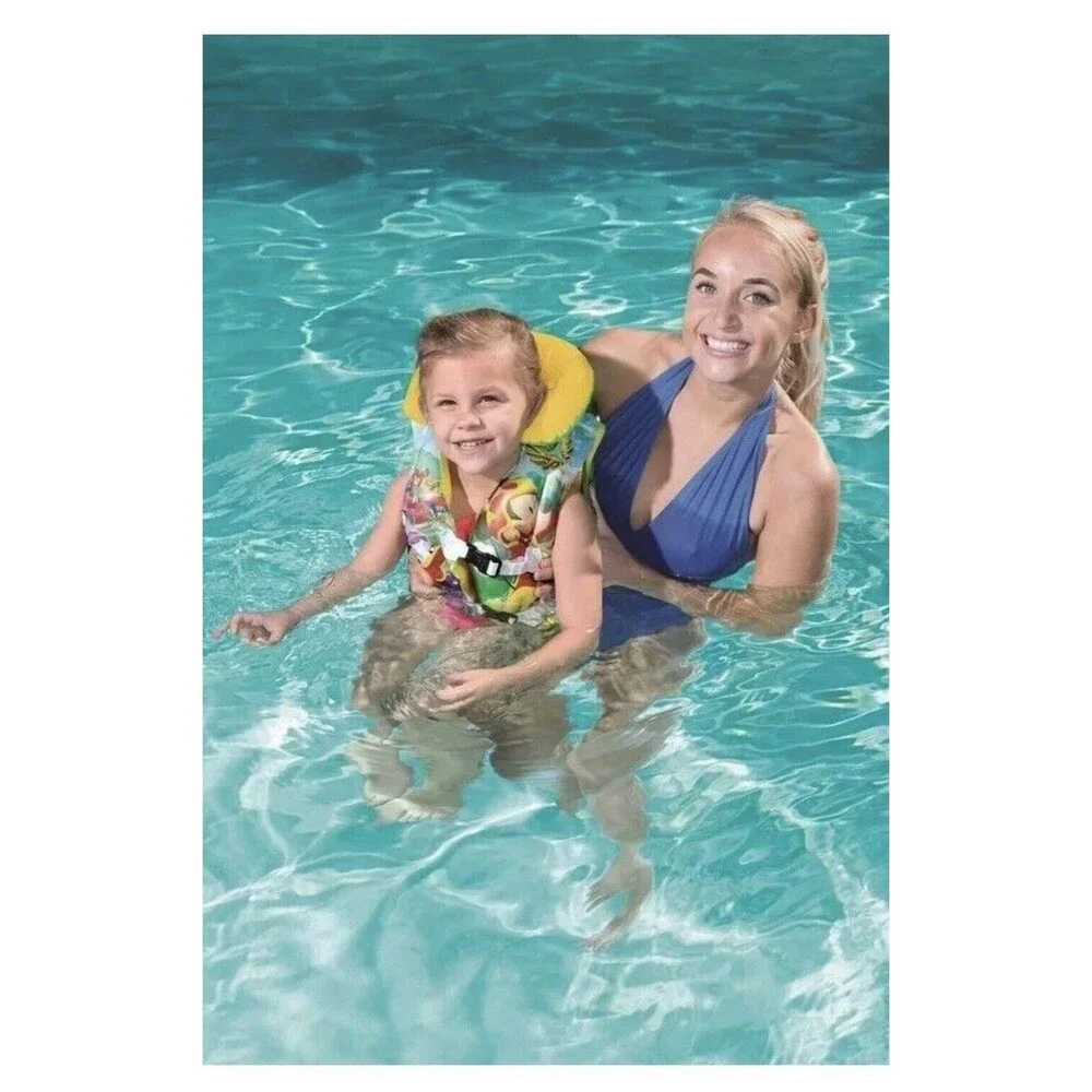 Bestway Mickey Roadster Racer Toddler Child Inflatable Swim Vest 3 to 6